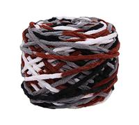 filato per sciarpe lavorate a maglia, Filato for uncinetto e maglia a mano, 165 g, misto lana cotone multicolore, for progetti artigianali(#10)