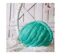 Filato per uncinetto, Chunky Roving Yarn For Hand And Arm Knitting DIY Multicolor(Green 500g)