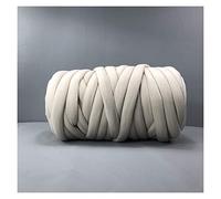 Filato per uncinetto, Chunky Yarn For Hand And Arm Knitting Crochet 1KG Multicolor(Beige)