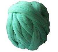 Filato per uncinetto, Chunky Yarn For Hand Knitting 1000g Multicolor For Arm Blankets Sweaters Scarves(Crystal Green)