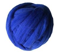 Filato per uncinetto, Chunky Yarn For Hand Knitting 1000g Multicolor For Arm Blankets Sweaters Scarves(RoyalBlue)
