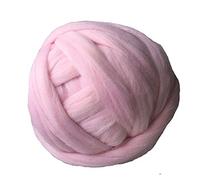 Filato per uncinetto, Chunky Yarn For Hand Knitting 1000g Multicolor For Arm Blankets Sweaters Scarves(Baby Pink)