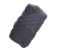 Filato per uncinetto, Cored Cotton Wool Chunky Yarn 500g 1kg Multicolor For Crochet Knitting DIY(Dark gray 500G)