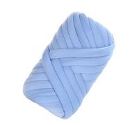 Filato per uncinetto, Cored Cotton Wool Chunky Yarn 500g 1kg Multicolor For Crochet Knitting DIY(Light blue 500G)