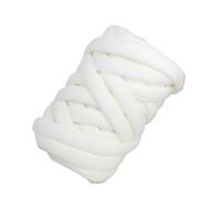 Filato per uncinetto, Cored Cotton Wool Chunky Yarn 500g 1kg Multicolor For Crochet Knitting DIY(Milk white 500G)