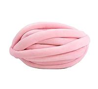 Filato per uncinetto, Super Chunky Knit Crochet Hand Knitting Yarn Multicolor DIY Blanket Pillow Animal Nest(Jade powder)