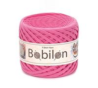 Filato principale per magliette, per lavori a maglia, tessuto per maglieria, 100 m, per macramè, fai da te, borse, cestini, progetti di cuscini, 5-7 mm, fenicottero