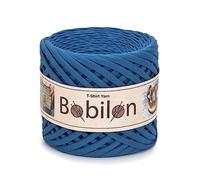 Filato principale per magliette, per lavori a maglia, tessuto per maglieria, 100 m, per macramè, fai da te, borse, cestini, progetti di cuscini, 5-7 mm, blu jeans