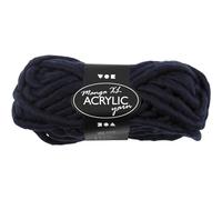 Filato spesso di acrilico, L: 17 m, blu scuro, manga, 200 g
