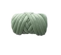 Filato spesso e voluminoso Super Velvet da 1 kg 1000 g, sacchetto bianco for lavori a maglia a mano, fai te, coperta morbida grande, tappeto per borse a uncinetto(Light green 1KG)