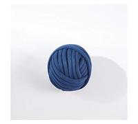 Filato Spesso,Filato per uncinetto Super fitti filato grosso feritoia day braccio ingombrante del braccio che taglia la maglietta a maglia a mano a maglia di spin filato fai da te coperta(Dark Blue)