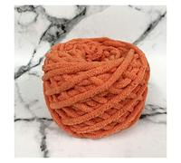 Filato Spesso,Lana Grossa Solido colore super spessore spesso spessa fatta a mano greggio maglia day intrecciata tunnel soft yarn first line(Orange)
