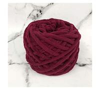 Filato Spesso Morbido Solido colore super spessore spesso spessa fatta a mano greggio maglia day intrecciata tunnel soft yarn first line(Red wine)