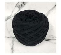 Filato Spesso Morbido Solido colore super spessore spesso spessa fatta a mano greggio maglia day intrecciata tunnel soft yarn first line(Black)