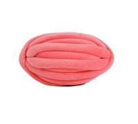 Filato tubolare in cotone spesso, 250 g di filato lavorato a maglia, lana spessa, coperta fatta a mano fai da te, cuscino, nido animali, all'uncinetto(Watermelon Red)