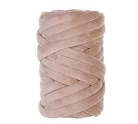 Filato tubolare in cotone spesso, 250 g/rotolo Filato di riempimento in velluto cristallo Linea produzione filati for coperte lana grezza fatta a mano Lana all'uncinetto(F)