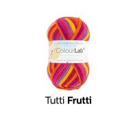 Filato Wool DK Colourlab Della West Yorkshire Spinners 100G - 914 TUTTI FRUTTI