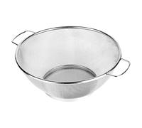 Filatore In Acciaio Inossidabile: Cesto Di Lavaggio Di Frutta Con Maniglie | Setaccio In Acciaio Inox Maglia Sottile, Cestino Colino Colino Lavello, Ciotola Di Scarico In Metallo Versatile Per