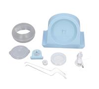 Filatrice elettrica a perline per macchina da perline in argilla, strumento automatico per infilare le perline alimentato tramite USB, dispositivo di infilatura rapida con base (Blu)