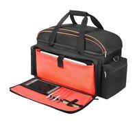 File cavo Borsa Gig - Custodia per organizzatore per cavi audio, borsa per utilità imbottita per tournée | Archiviazione portatile per musicisti, custode di filo con cerniera, borsa di viaggio compatt