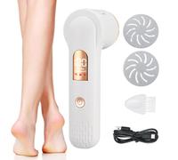 File Del Piede Elettrico - Pelle Ricaricabile Più, Dispositivo Di Lucidatura Di Call | Strumento Di Pedicure Da 1200mAh Con 3 Rulli Per Tacchi, Smerigliatrice Portatile Per Uso Domestico, Voy