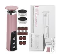 File di piede elettrico Remover Kallus elettrico per piedi Dead Skinner Filer Filer Scurbber, Elettrico Foot File Callus Remover con fette di carta vetrata e teste di macinazione per