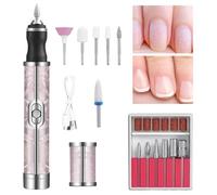 File per unghie elettrica, kit per trapano per unghie | Set di trapano a batteria per unghie - Accessori per manicure, strumenti di unghie a mano, rimodellamento polacco in gel per il salone di casa m
