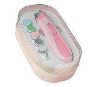 File per unghie elettrica per bambino, filer per unghie Baby elettrico | File unghie Baby,Kit tampone di rivestimento con led Light Anti-Pinch Battery Manicure Care per bambini Set per tagliare il via