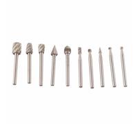 File rotanti, rasp di intaglio in legno in acciaio ad alta velocità per utensili elettrici (10pcs)