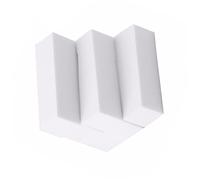 File unghie Blocco buffer, 5 pezzi Blocco buffer per chiodi a 4 vie Policchiere per unghie Sareggiatura di levigatura Professional Nail Care Manicure Nail Art Tips Tool (White)