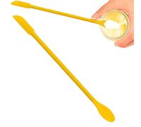 Filea Cquer Sear - Cucchiaio, Spatola in silicone per francobolli, Spatola antipolvere - Cucchiaio e raschietto in silicone a doppia faccia, arti in cera, Cucchiaio compatto per la cura della pelle