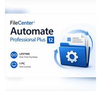 FileCenter Automate Professional Plus 12 (Lifetime / 1 PC) Key - GLOBAL