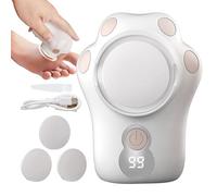 Filer del piede elettrico, strumento di rimozione del callo del piede elettrico | Foot File Callus Remover,Assistenza sanitaria a carico rapido di 2 ore con guida alla luce a LED per donne, uomini, ad