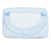 Filet - Custodia Porta AMP1117B Salviette Umidificate per Bambini Dispenser Ricaricabile di Salviettine Umidificate Astuccio per Salviette Ricamabile - Colore Cielo - 100 G