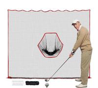 Filet de golf pour jardin - Cage d'entraînement, bloqueur de balles | Filet anti-coups renforcé, grand filet récupérateur de balles, grand écran de pratique extérieur pour pelouse, jardin, fairway, cl