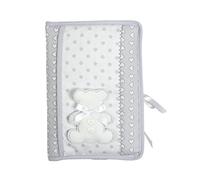 Filet - Necessaire da viaggio per Pannolini e Salviettine Umidificate |Apertura a libro facilitata | Design compatto e salvaspazio | Made in Italy | Grigio Perla