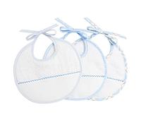 Filet - Set 3 bavaglini neonato da ricamare