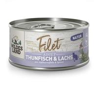 Filet Tuna & Salmon with Sweet Potatoes & Spinach 12 x 80g