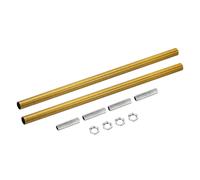 Filettata Estensione Asta Kit,M10 Filettatura 9.8" Dado Rotonda,Bronzo 2 Set
