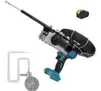 Filettatrice Automatica per elettricisti, utensile Professionale per l'infilaggio dei Fili Senza Fili, 40 m/min, per Applicazioni di Filettatura a Parete 1*Battery