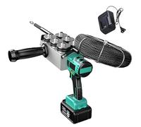 Filettatrice completamente automatica, strumento nascosto per tirare cavi con luce LED per decorazione tubi da parete, batteria inclusa