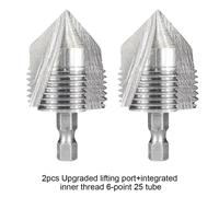 Filettatrice per tubi in PVC 2 pz utensile per trapano elettrico commutazione ra