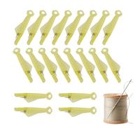 Filettatura ad ago a forma di pesce, 20 pezzi, infila ago automatico, per macchina da cucire a bocca di pesce, infila ago per punto croce, ricamo, lavoro a maglia, trapuntatura.