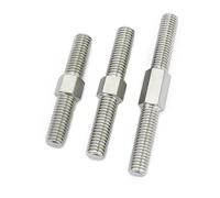 Filettatura doppia destra e sinistra, M3-M16 Filettatura sinistra e destra Asta filettata a doppia estremità positiva(M4-60MM)