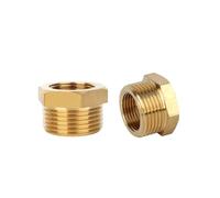 Filettatura femmina-maschio M14 M18 M20 M22 M27 M30 1/8" 1/4" 3/8" 1/2" 3/4" BSP Boccola di riduzione in ottone con filettatura maschio-femmina Raccordo for tubo Connettore(F BSP1I2-M M30x1.5)