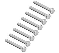 Filettatura M8 100mm 304 acciaio inox testa esagonale viti fermaglio 8pz.