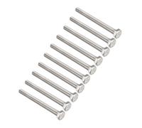 Filettatura M8 100mm acciaio inossidabile 304 bulloni a testa esagonale 10pz