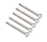 Filettatura M8 100mm acciaio inossidabile 304 Bulloni a testa esagonale 5pz