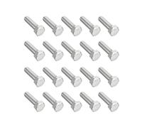 Filettatura M8 30mm acciaio inox 304 Viti testa esagonale Bullone fissaggio 20pz