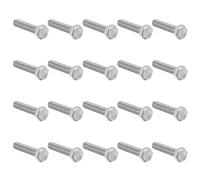 Filettatura M8 35Mm Acciaio Inox 304 Viti Testa Esagonale Viti Fermaglio 20Pz.